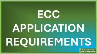 Project Categories and ECC Online Application Requirements
