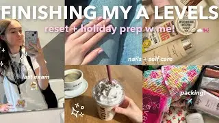 post A LEVEL exams reset | cleaning, organising + prep for holiday🌴🌺✈️🐠