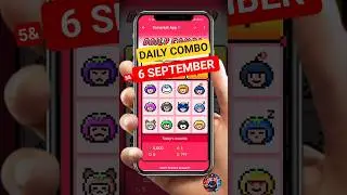 Tomarket daily combo 6 September | tomarket daily combo today | tomarket today combo | #shorts