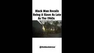 Black man still a slave in the 60's