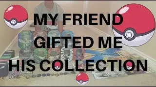 My Friend Gives Me His Pokemon Card Collection! Jenna Em