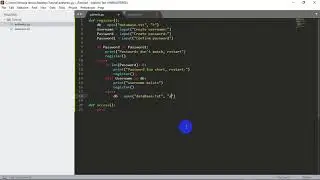 Python Login System: Using a text file (Beginners Project)