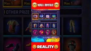 NEW LUCK ROYALE FREE FIRE 😬 | WALL ROYALE SPIN REALITY ✅ | #shorts #freefire #ffnewevent