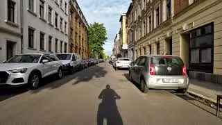 Leipzig, Germany &ndash; City Center Bike Ride (15 min) | Indoor Cycling Workout & Virtual Ride 4K