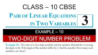 The sum of a two-digit number and the number obtained by reversing the digits is 66.