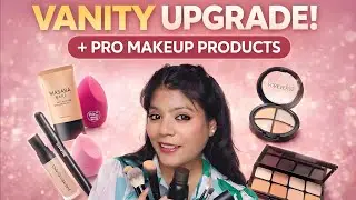 Finally Upgraded My Makeup Vanity 💄| #affordablemakeupforblackwomen #izmenains
