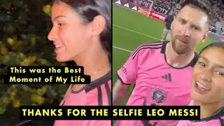 Unforgettable Moment: Young Fan Girl Thanks Leo Messi for Surprise Selfie During Inter Miami Match