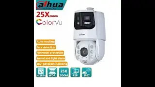 PTZ Camera  DH-SDT6C432-4P-GB-APV-0280 X-Pans Series 4MP Smart Dual Light IP Panoramic PTZ Camera