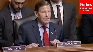 Richard Blumenthal Leads Senate Judiciary Committee Hearing About AI's Impact On Journalism