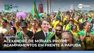 Decisão de Moraes restringe atos de apoiadores de Bolsonaro | #JornaldoSBTNews