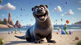Four Singing Seals Splash and Slide + More Nursery Rhymes & Kids Songs
