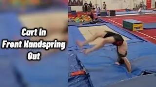 Cartwheel In Front Handspring Out- Mike Brophy (Tricking Clip)