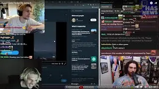 xQc умирает, смеясь над Хасаном, который считает Arma 3 реальными кадрами войны