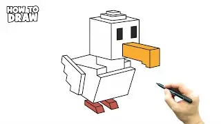 How to draw Seagull from Grow a Garden Roblox Pets