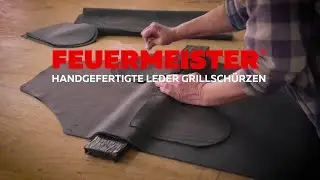 Leder-Sch&uuml;rzen Herstellung FEUERMEISTER mit Personalisierung Video FullHD