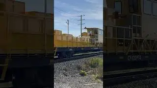 A weird flatbed on CPKC 230 (5/31/2024) #railway #railfan #canadianrailway ￼