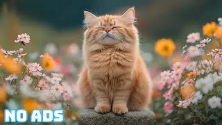 12 Hours Dreamy Soundscape for Cats 🐱 Deep Calm for Restless Pets ♬ Calming Music for Cats