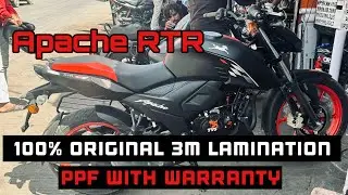 Apache RTR 160 4v Matt PPF | ApacheRTR 160 4V Modifications | @balajiradiumartindore5383 #apache