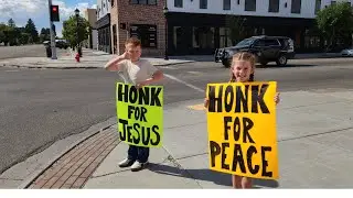Honk for Jesus, Honk for Peace - Rigby #bible #jesus #peace #love