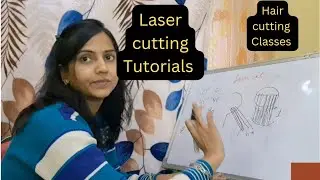 Laser Hair cutting Tutorials Live class l Hair cutting tutorial