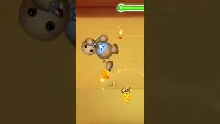 I kinda smashed him to hard and clawed him #gaming #games #funny