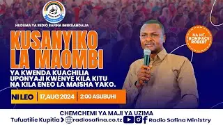 BONIFACE ROBART- MAOMBI YA KWENDA KUACHILIA UPONYAJI KWENYE KILA ENEO LA MAISHA YAKO - TAR:17/8/2024