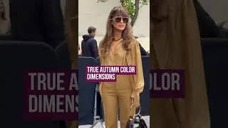 True Autumn color dimensions 🤯😍 #coloranalysis #colors #trueautumn