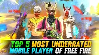 TOP 5 Underrated Mobile Player Of Free Fire 2022 || Underrated Player Of Free Fire Gameplay