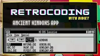 Retrocoding - Assembly 16 bit : Ancient Windows App