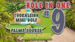 THORNLEIGH MINI GOLF - PALMS - HOLE 9 - HOLE IN ONE - JOSH MARS PUTTING WONDER FROM DOWN UNDER