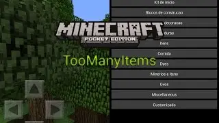 TooManyItems Mod для Minecraft PE 0.13.0