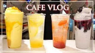 (Eng)[카페브이로그]👍스무디vs에이드 누가누가 더 인기있을까요? / 카페사장 / cafe vlog / asmr