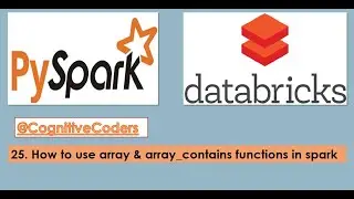 How to use array & array_contains functions in spark | PySpark | Databricks Tutorial