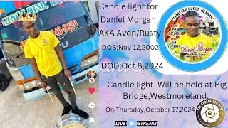 Candle light for Daniel Morgan AkA Avon/Rusty