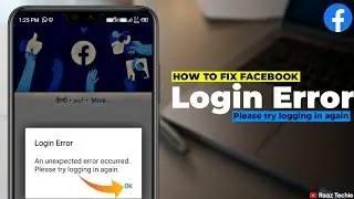 An Unexpected Error Occurred | Fix An Unexpected Error Occurred Please Try Logging in Again Facebook