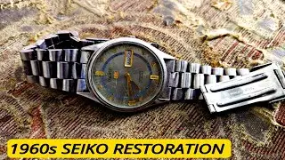 Restoration of a Vintage Seiko Watch | Full Rusty 1960s Seiko Slim cal - 6309