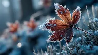 Winter Frost Piano ~ Peaceful Morning Meditation & Stress Relief Sounds for Sleep