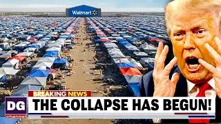 Миллионы людей уходят из Walmart &mdash; парковки превращаются в палаточные городки по всей Америке