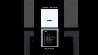 Animated logout button .... subscribe for more and comment for source code #cssanimation #coding