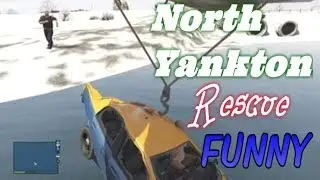 GTA 5 Online Funny Moments - North Yankton Glitch - FUNNY RESCUE 