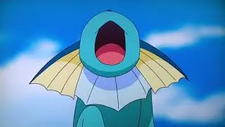 ポケットモンスター　第６３話　コハル　イーブイ　＆　カイリ    シャワーズ　 VS  ハンテール