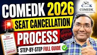 Comedk 2025 Seat cancellation process|Comedk fee refund process|Comedk counselling 2025|Comedk fees