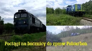 Pociągi PKP cargo na bocznicy do zpmw Polcarbon