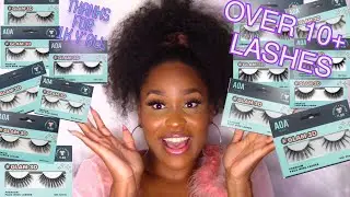 SHOPMISSA GLAM 3D LASH BASH PARTY!!! l LASH TRY-ON HAUL l NelleDoingThings!