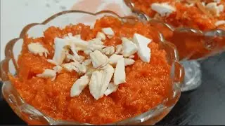 बिना मावा का गाजर का हलवा winter special gajar halwa recipe sweet recipe at home #indianfood 