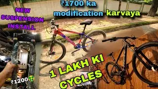 1 LAKH KI 🤑CYCLE 😶😶//1700 KA CYCLE MODIFICATION 💀