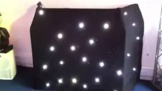 Star cloth console dj booth from cpm in bristol 01179 568 590