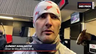 CLEMENT DUVALDESTIN | DRIVER DE IDAO DE TILLARD | QUINTÉ DU DIMANCHE 26 JANVIER À PARIS-VINCENNES