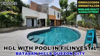 For Sale: House and Lot with Pool in Mt Fuji Filinvest 1 Batasan Hills Quezon City