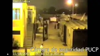 puntoedu - Peru  earthquake light 2007